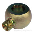 Hot forged bolt, made of stainless steel, carbon steel and brass